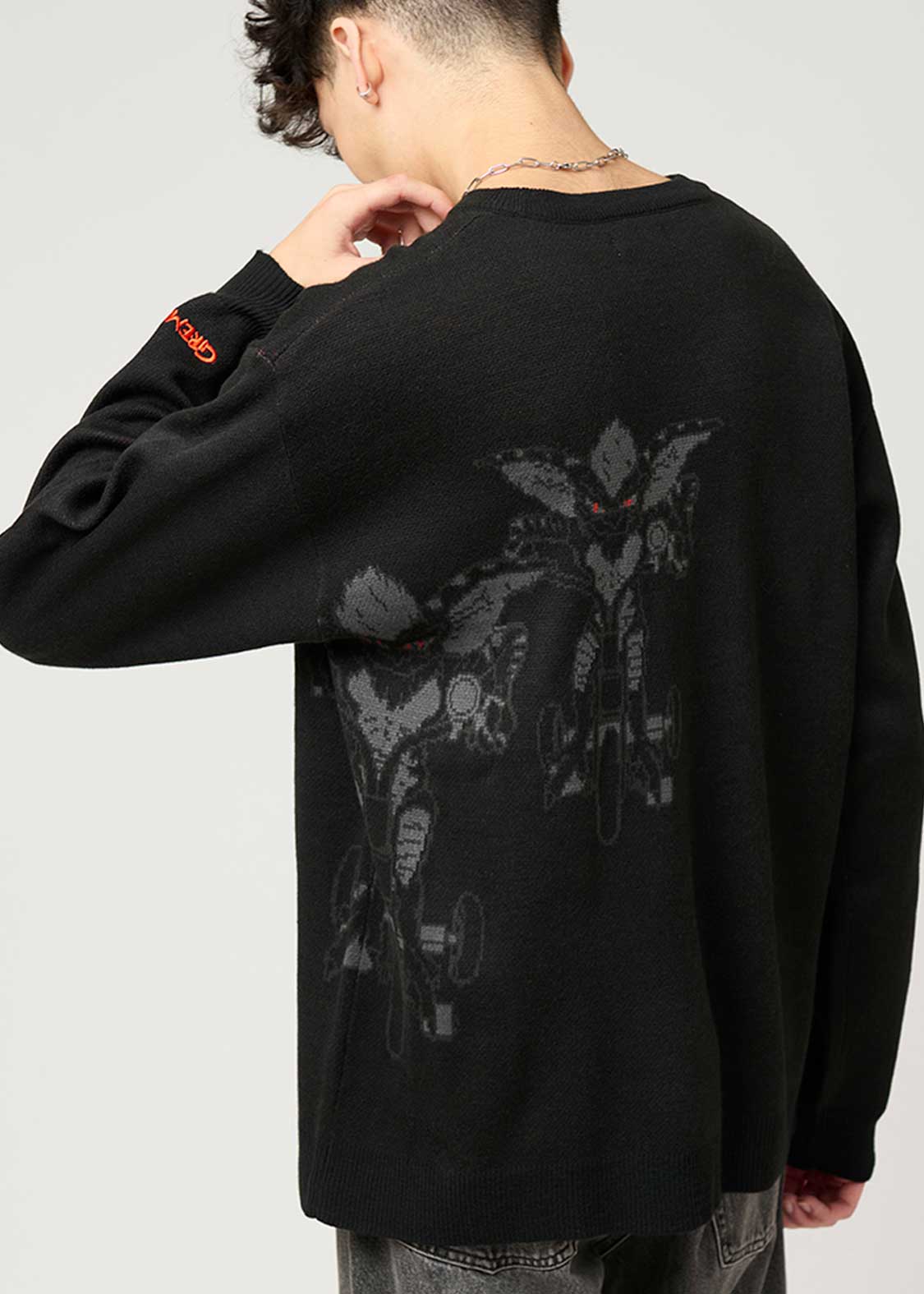 ストライプ トライシクル｜ウォッシャブルジャカードニット｜ユニ