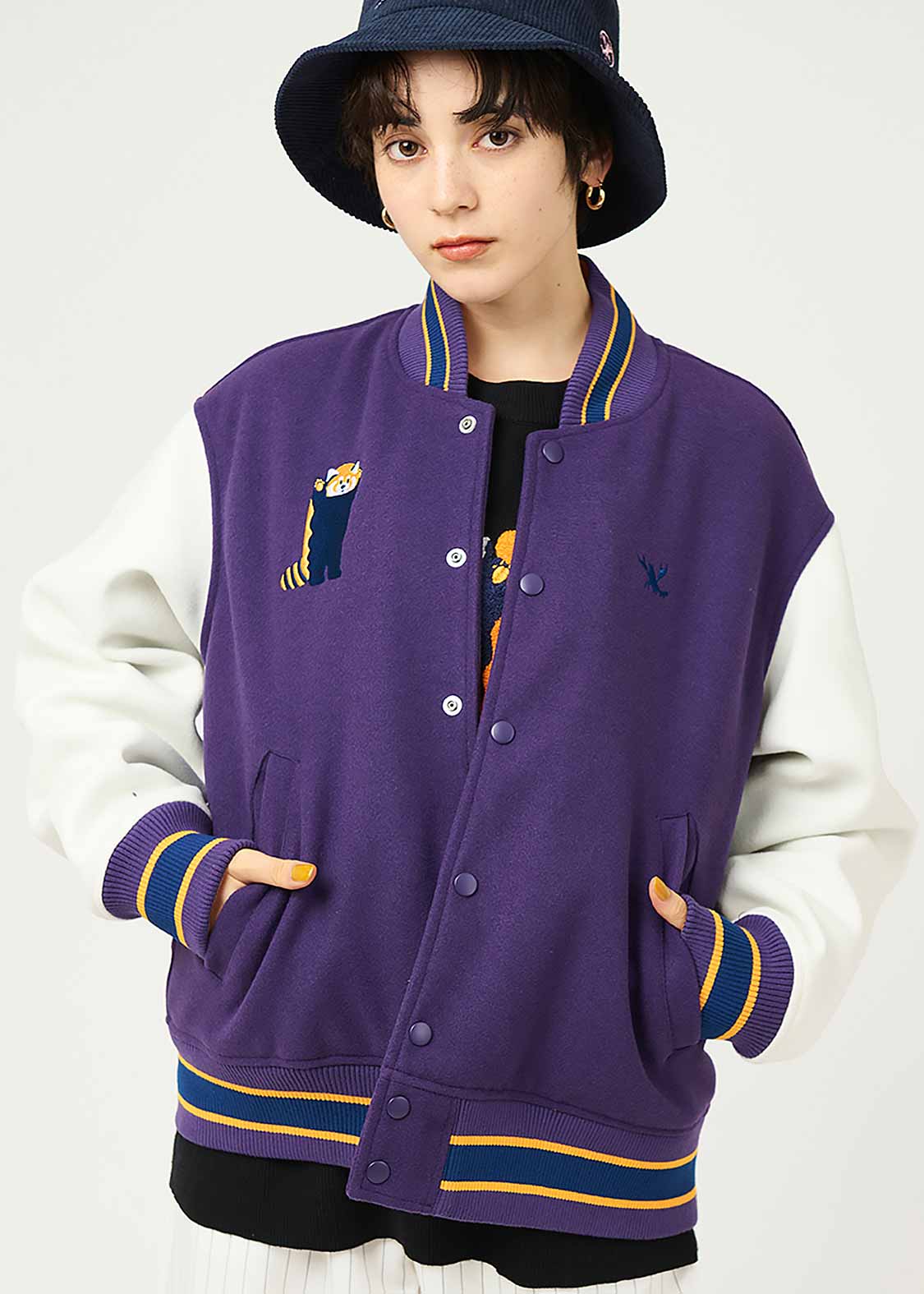 新品タグ付 イカク ボアスタジアムジャンパー M ブルゾン スタジャン