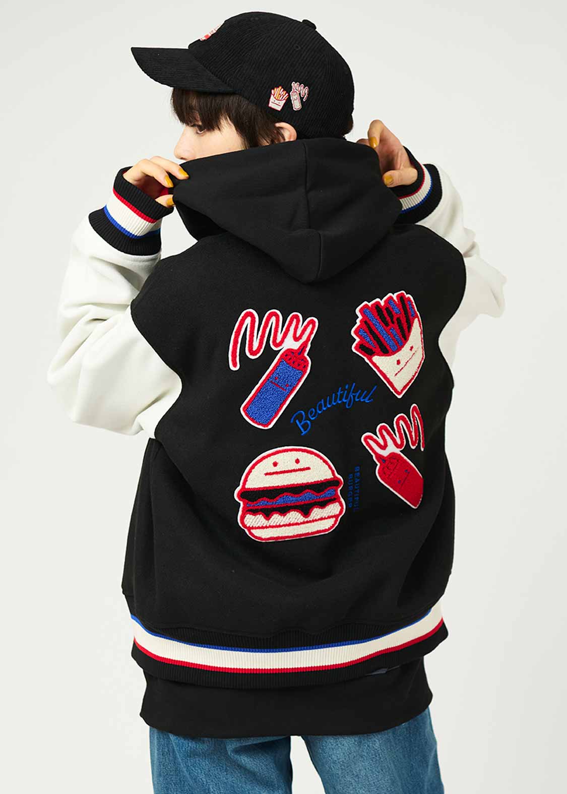 ビューティフルシャドーバーガー｜スタジアムジャンパー｜ユニセックス