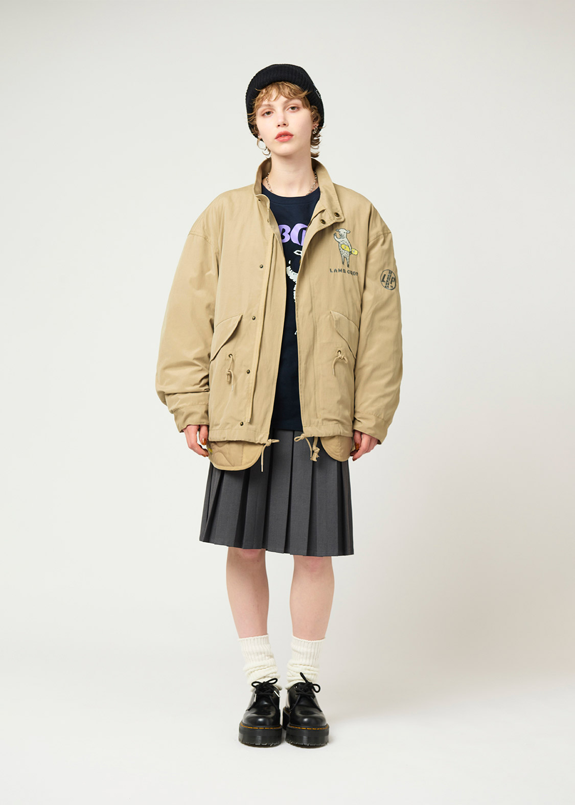 ラムチョップスケート｜ショートモッズコート｜ユニセックス｜グラニフ