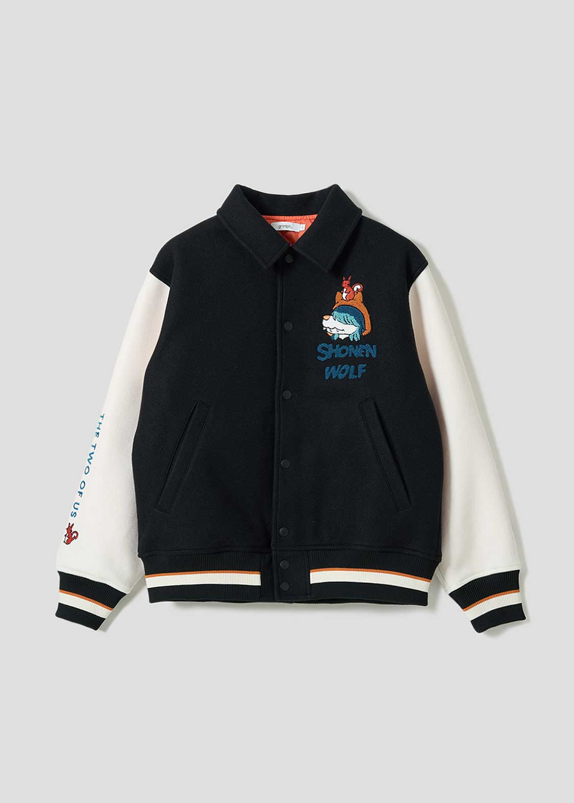 少年ウルフ｜スタジャン｜ユニセックス｜グラニフ(graniph)公式