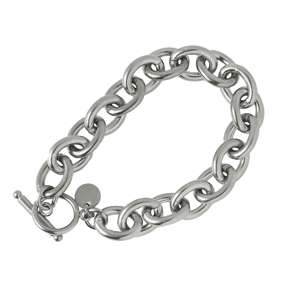 金属アレルギー対応 ブレスレット レディース ステンレス チェーン