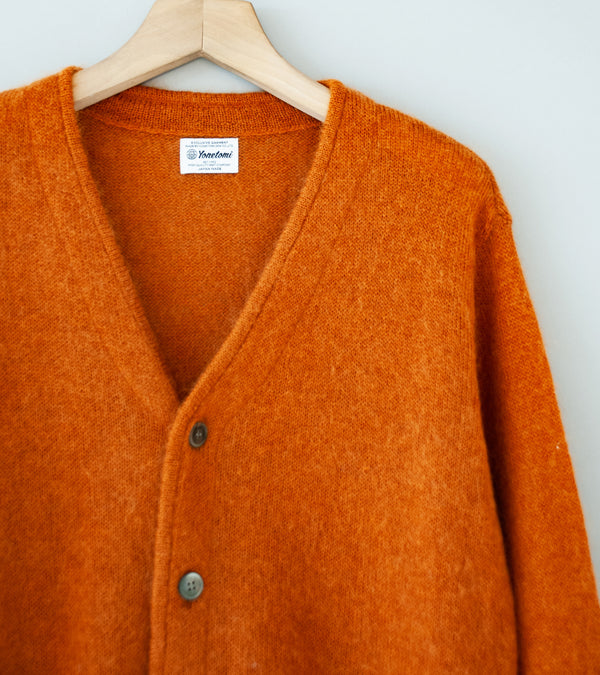 Yonetomi 'Shaggy Mohair Cardigan' (Terracotta) – C'H'C'M'