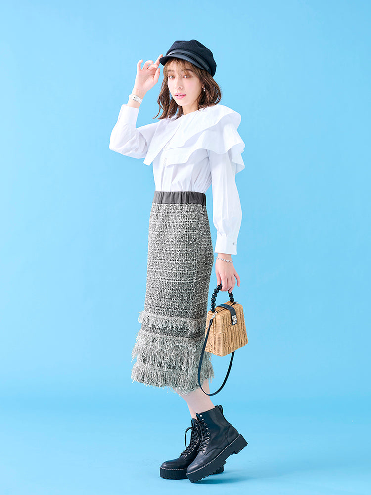 ツイードライクニットスカート |【公式】Chestyオンラインショップ