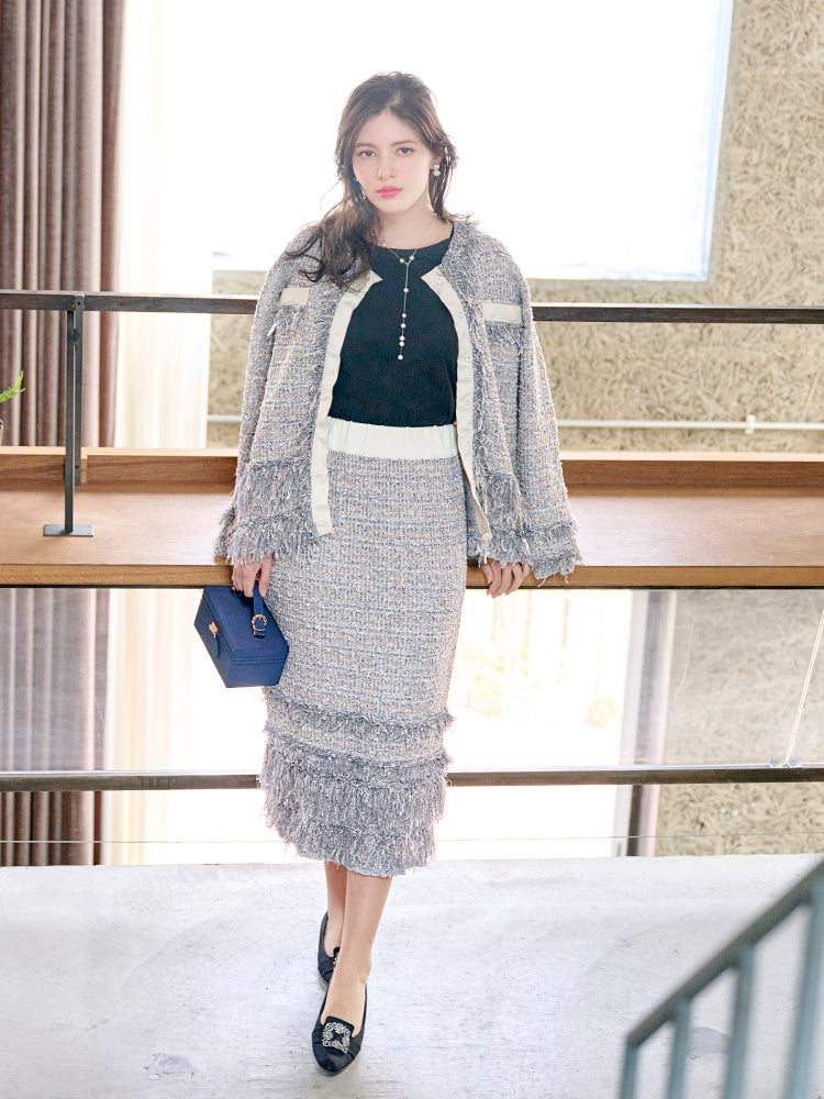 ツイードライクニットスカート |【公式】Chestyオンラインショップ