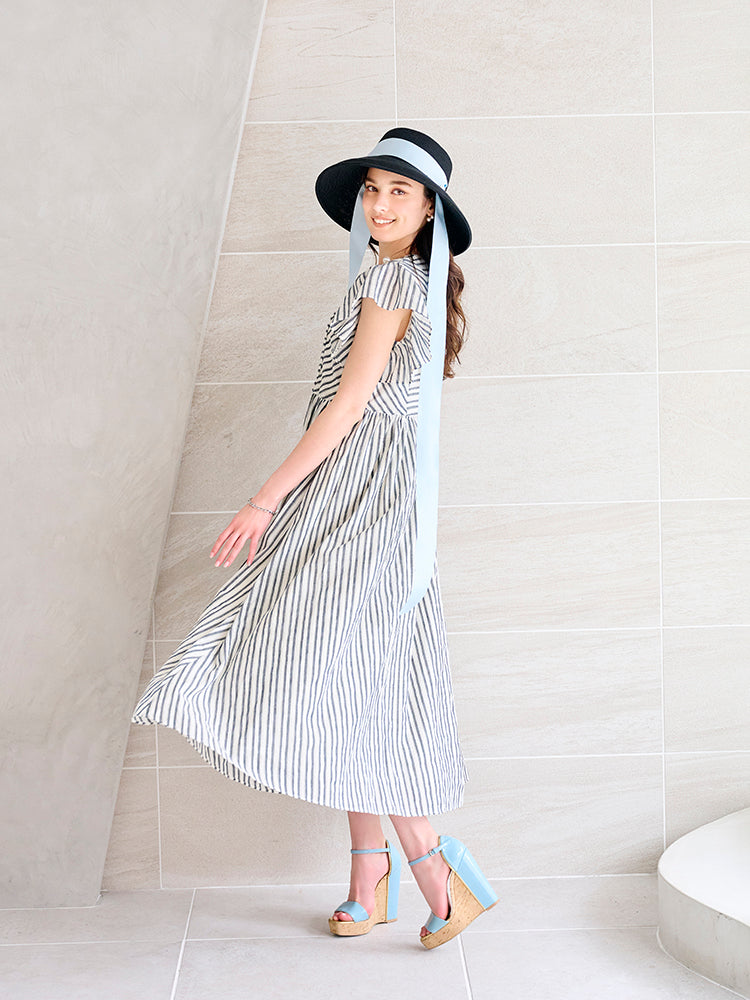 パールミックスストライプワンピース |【公式】Chestyオンラインショップ