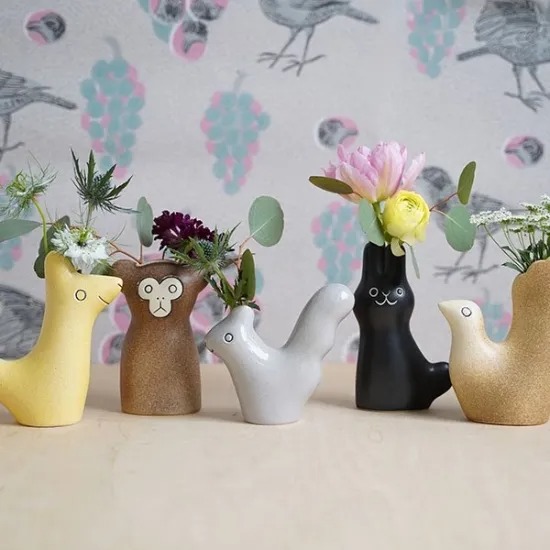 鹿児島睦 x Keramik Studion｜花瓶 En Liten Van COMFOTA 北欧雑貨店