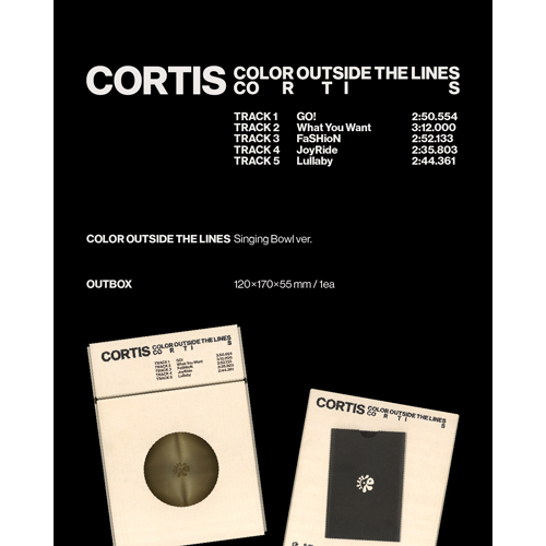 COLOR OUTSIDE THE LINES [Singing Bowl ver.][CD] - CORTIS