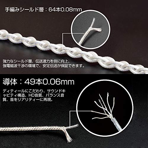 cooyin 4芯銀メッキ単結晶銅リケーブル – cooyin audio