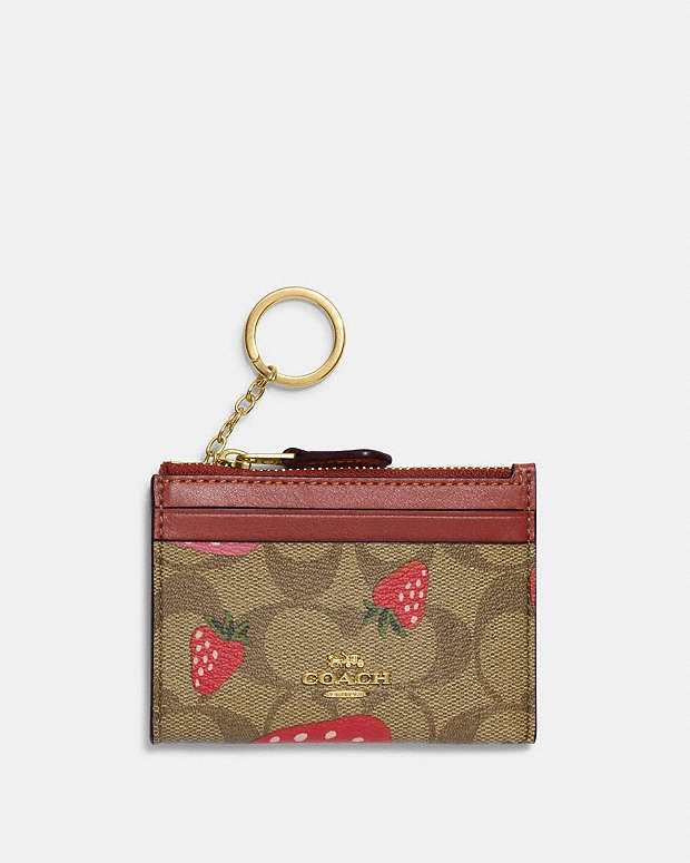 公式】コーチアウトレット | ミニ スキニー ID ケース・シグネチャー