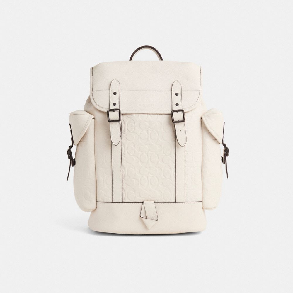 COACH® | Restored Hitch Backpack In Signature Leather