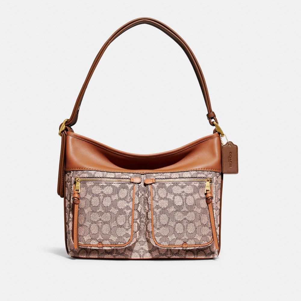 COACH® Outlet | Andie Shoulder Bag In Signature Textile Jacquard