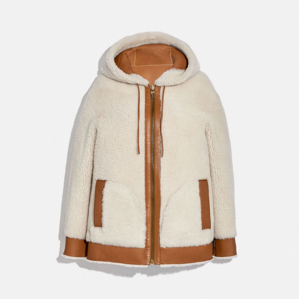 COACH® Outlet | Reversible Shearling Hoodie