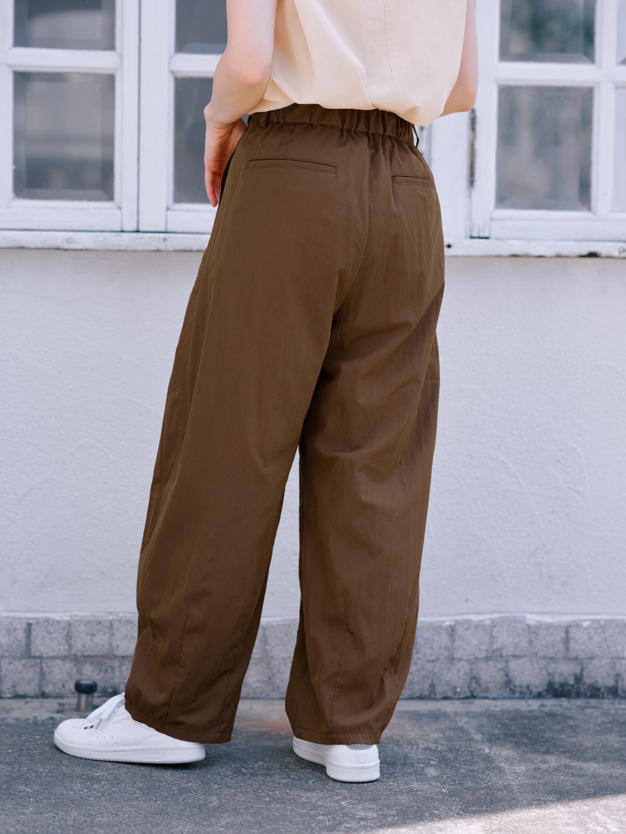 カーブラインベイカーパンツ -short & regular| 小柄・低身長女性向け