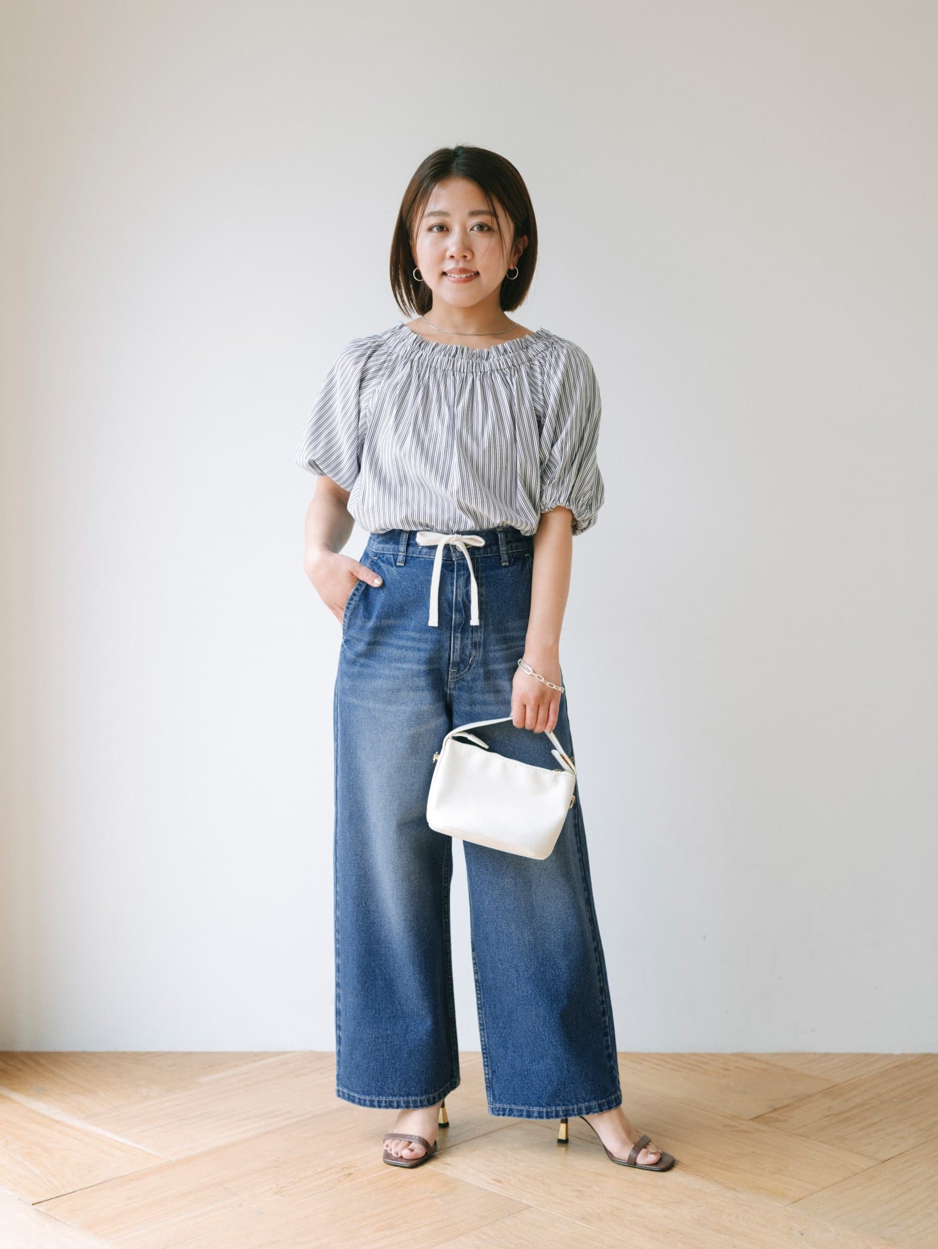 ドロストデザインストレートデニム-short & regular | 小柄・低身長