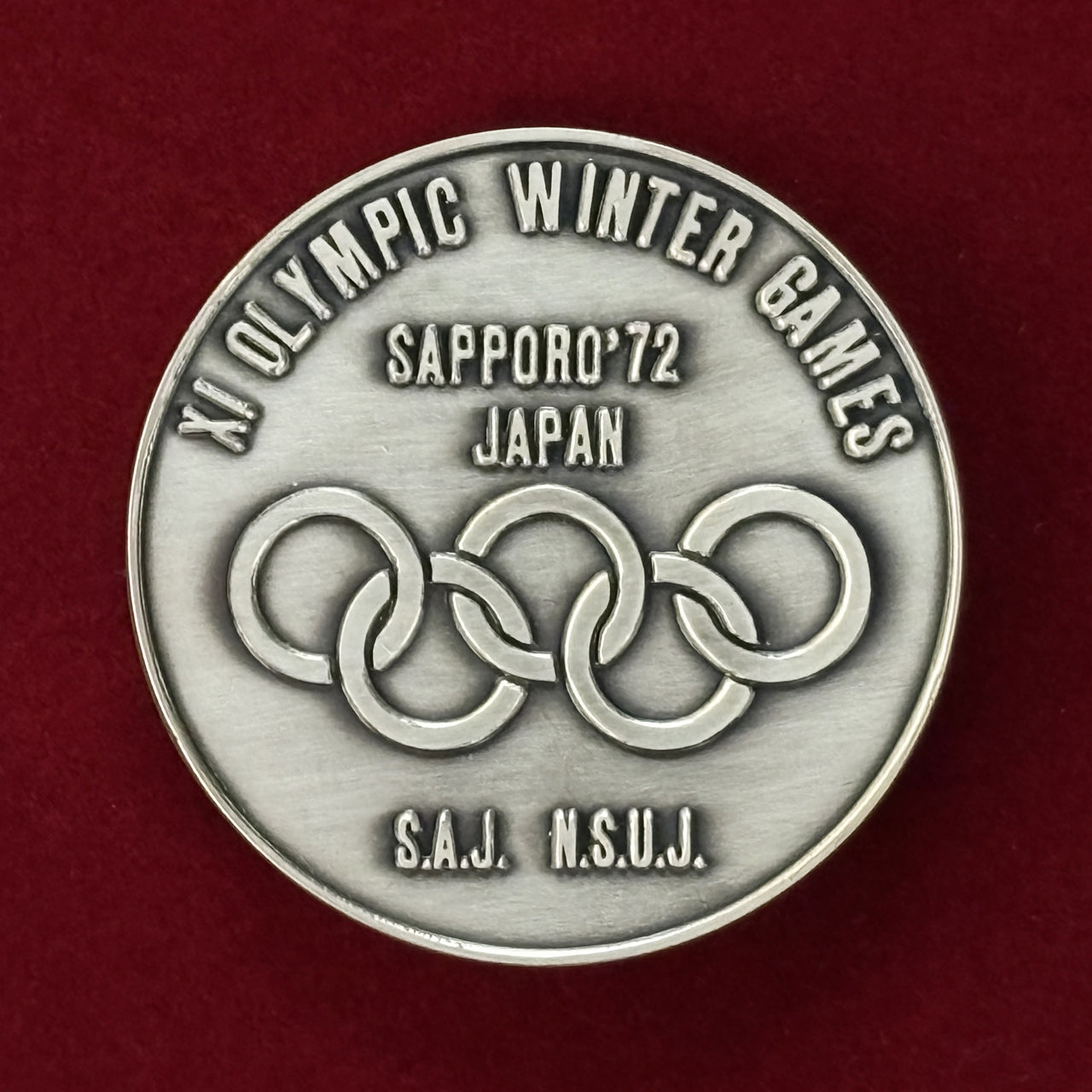 日本】1972年札幌冬季オリンピック 記念メダル シルバー［C-0000299
