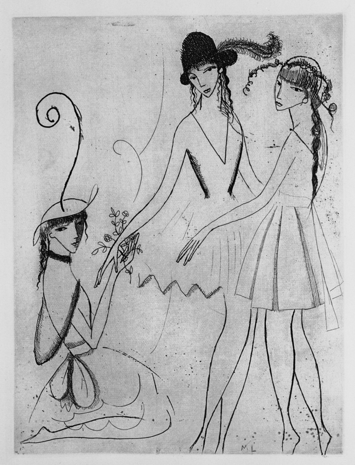 イフィジェニー、あるいは三人の踊り子|マリー・ローランサン |所蔵