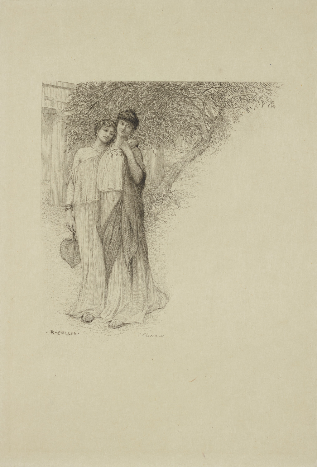 ピエール・ルイス著『ビリティスの歌』挿絵版画：（31）|ラファエル