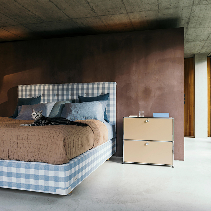 USM（ユーエスエム）JPQS010 サイドボード オリーブグリーン｜5%point