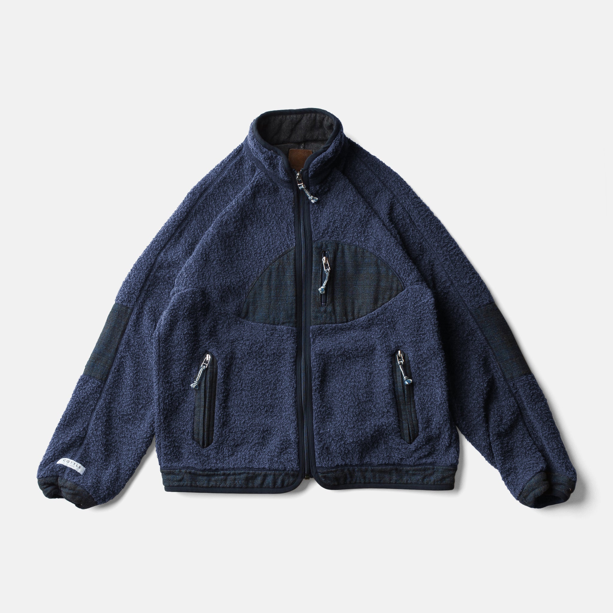 SUNSET PILE JACKET - INDIGO LAOS – COTTLE WEB SHOP