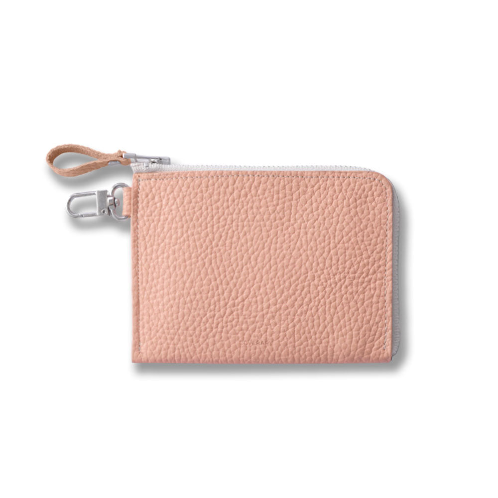 本革 イタリアンシュリンクレザー ミニウォレット 吊り下げフック付き