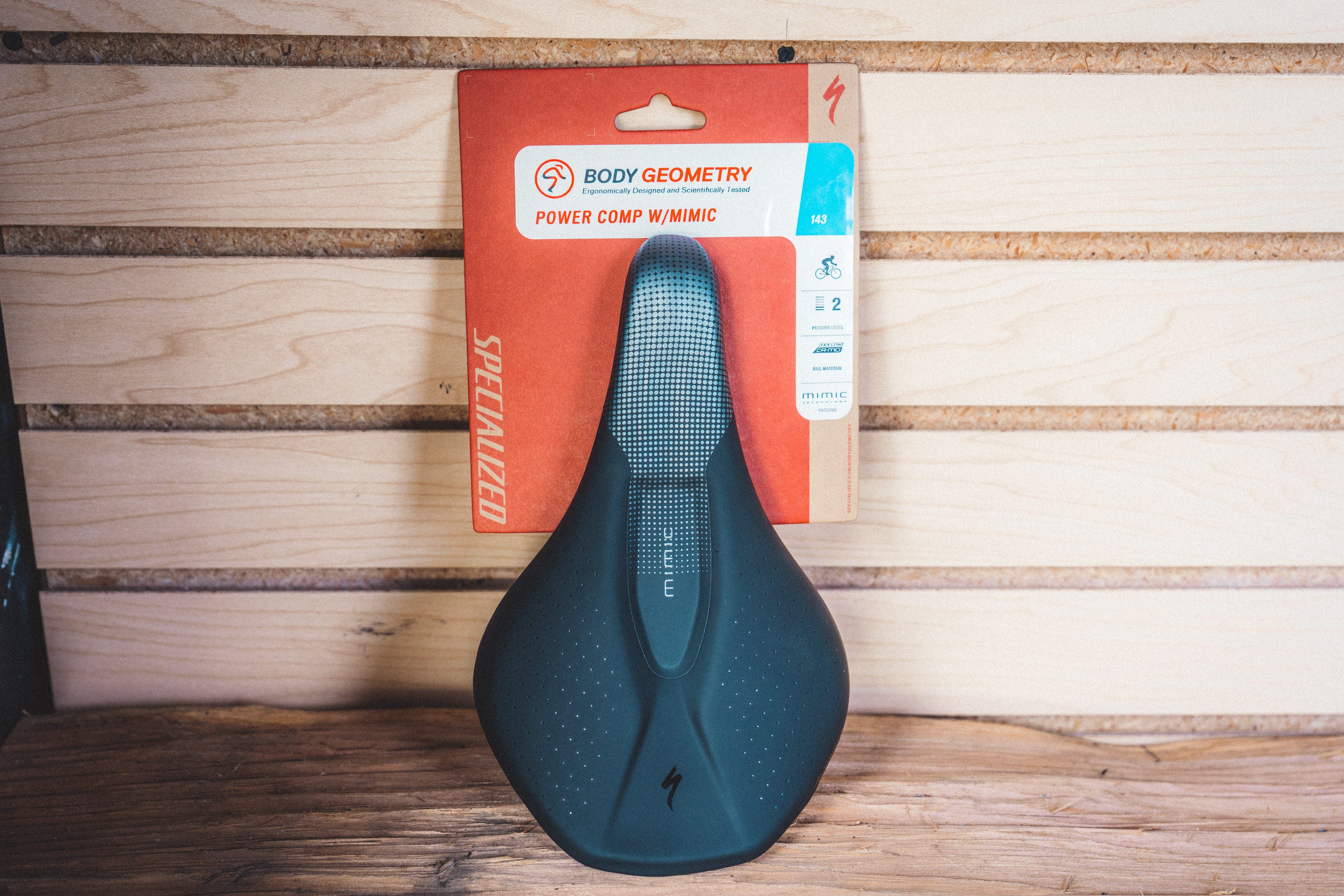 パーツ SPECIALIZED POWER COMP w/MIMIC 143mm Power Comp with MIMIC