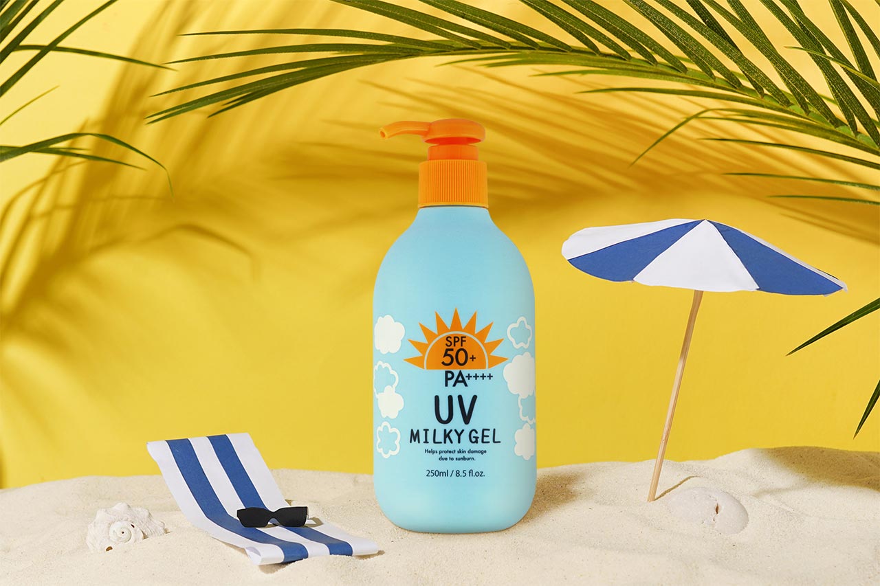 UVミルキージェル SPF50｜ドラッグストアで買えるNID PB