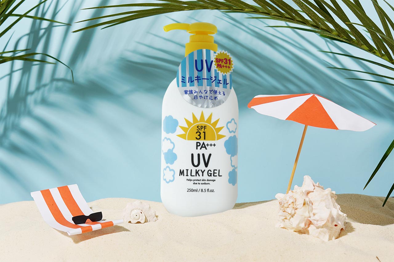UVミルキージェル SPF50｜ドラッグストアで買えるNID PB