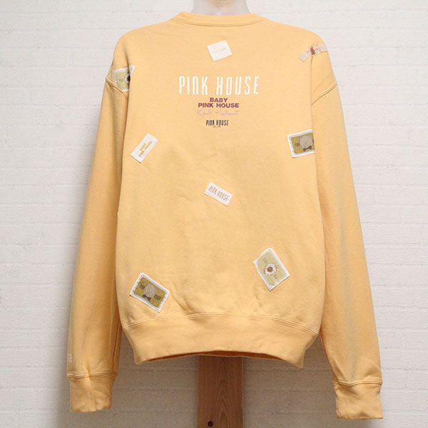 イエローロゴパッチトレーナー【L】 - ピンクハウス通販｜リサイクル