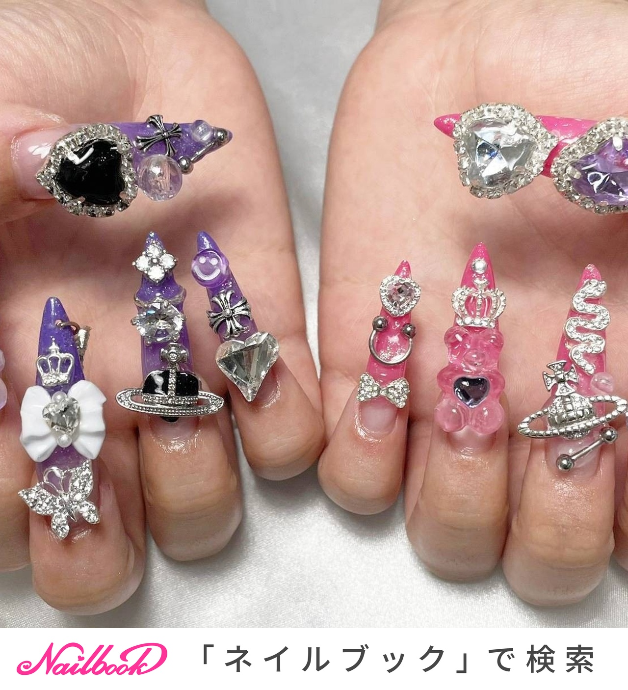 オールシーズン/ハンド/キラキラ/個性派/ロング - BELLEGLOW ALPHA