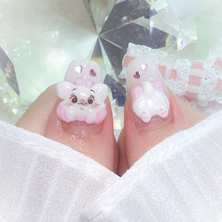 3Dネイルパーツのネイルデザイン｜ネイルブック