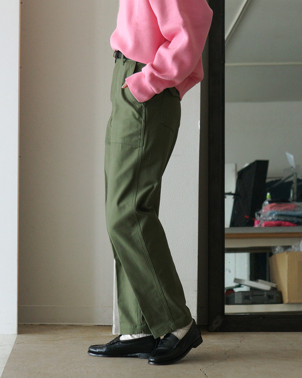 シンゾーン THE SHINZONE ベイカーパンツ BAKER PANTS ハイウエスト