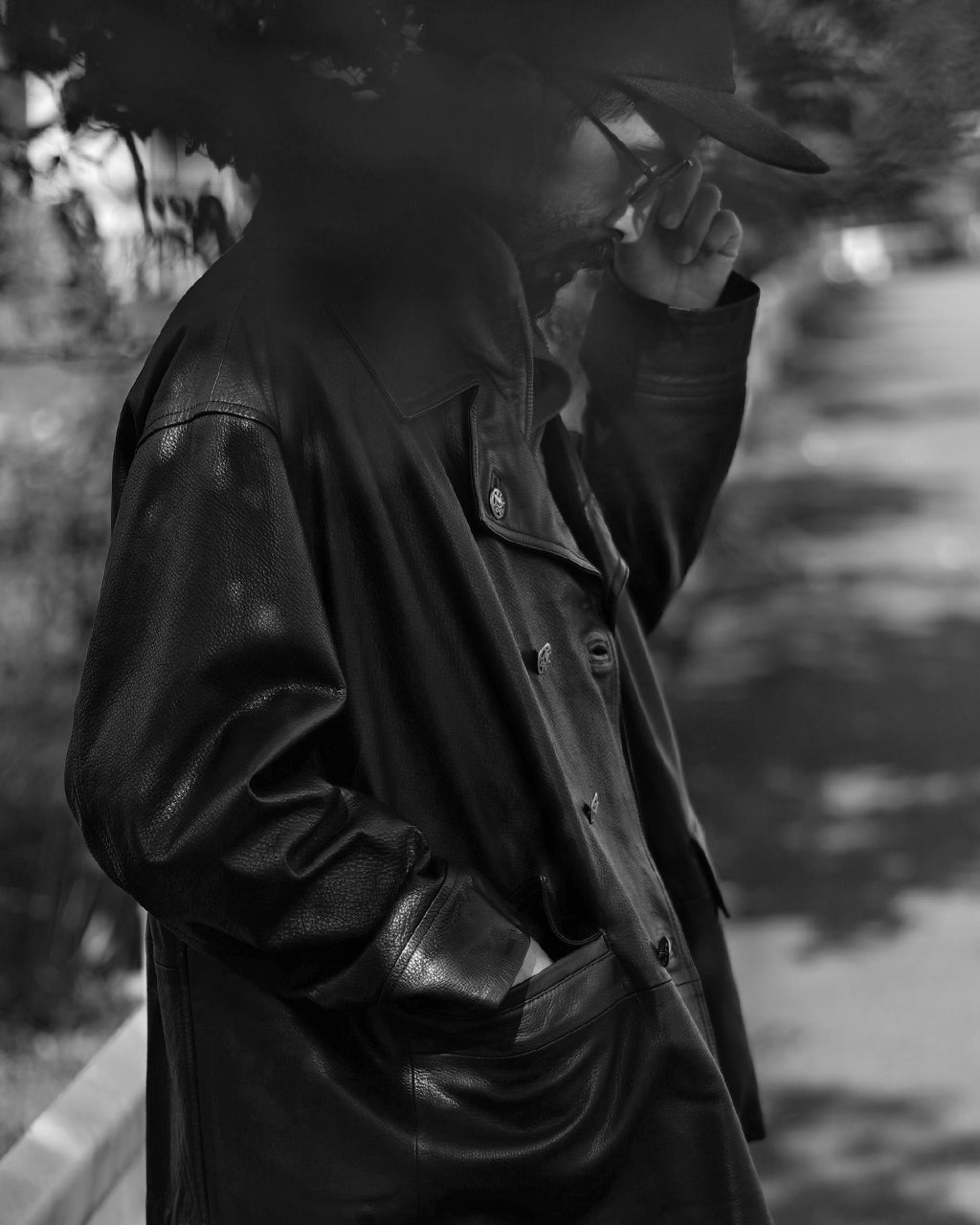 PORTER CLASSIC ドラッグ ストア ジャケット ウィズ シルバーボタン