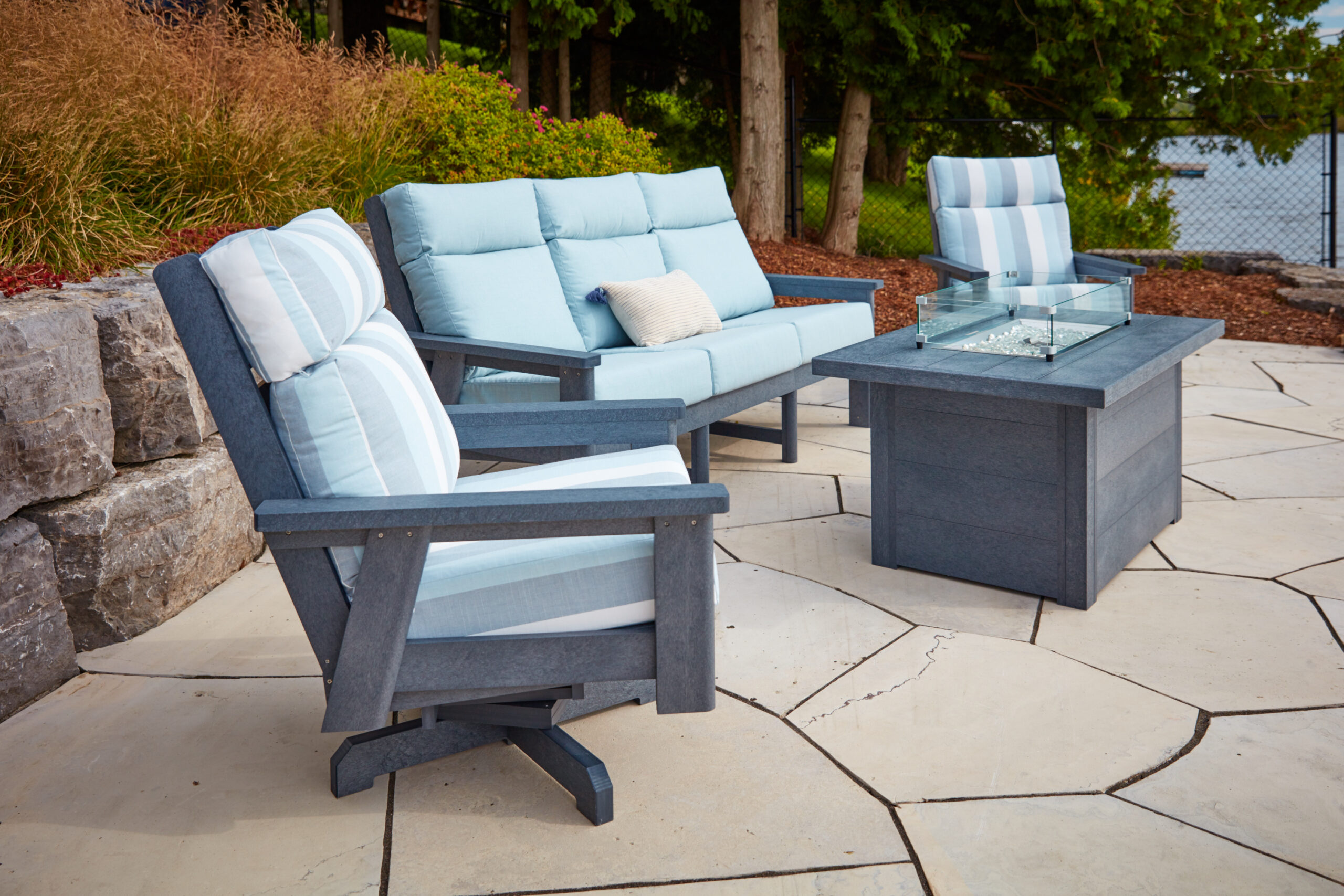 High Back Deep Seating Cushion Set - C.R. Plastics