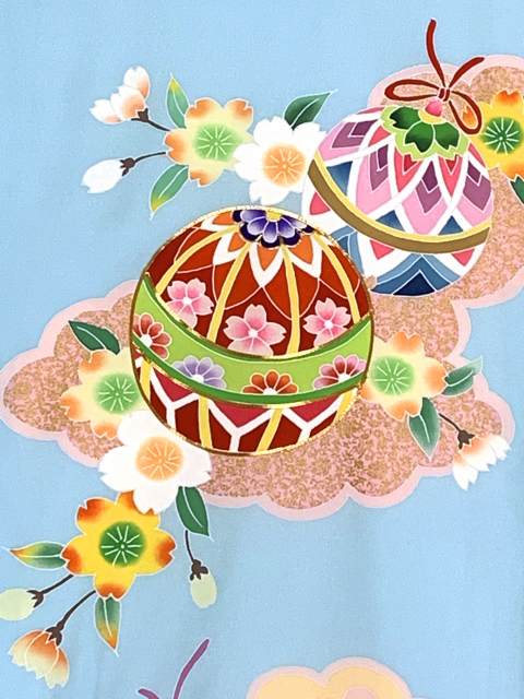 お宮参り 着物 女の子 日本製 手描き 金駒刺繍 高級 赤ちゃんのお祝い