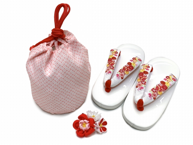 七五三 着物 3歳 女の子 被布コートセット 鹿の子絞り風 被布着フル