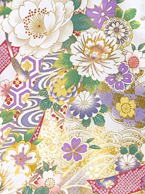 お宮参り 女の子 着物 正絹 京友禅 金駒刺繍 日本製 赤ちゃんのお祝い