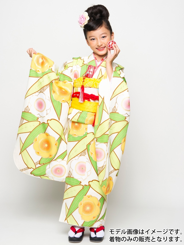 七五三女の子七歳　振袖 七五三シリーズ7歳振袖フルセット No.45 | 着物レンタル 商品