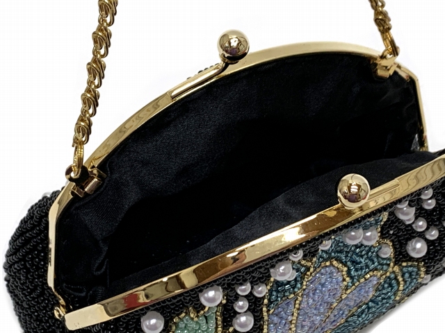 七五三 2歳 3歳 女の子 エナメル台子供草履(16.5cm)とビーズがま口