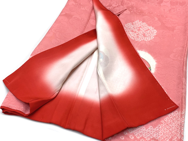 七五三 着物 3歳 正絹 フルセット 女の子 友禅 絵羽柄の着物 被布