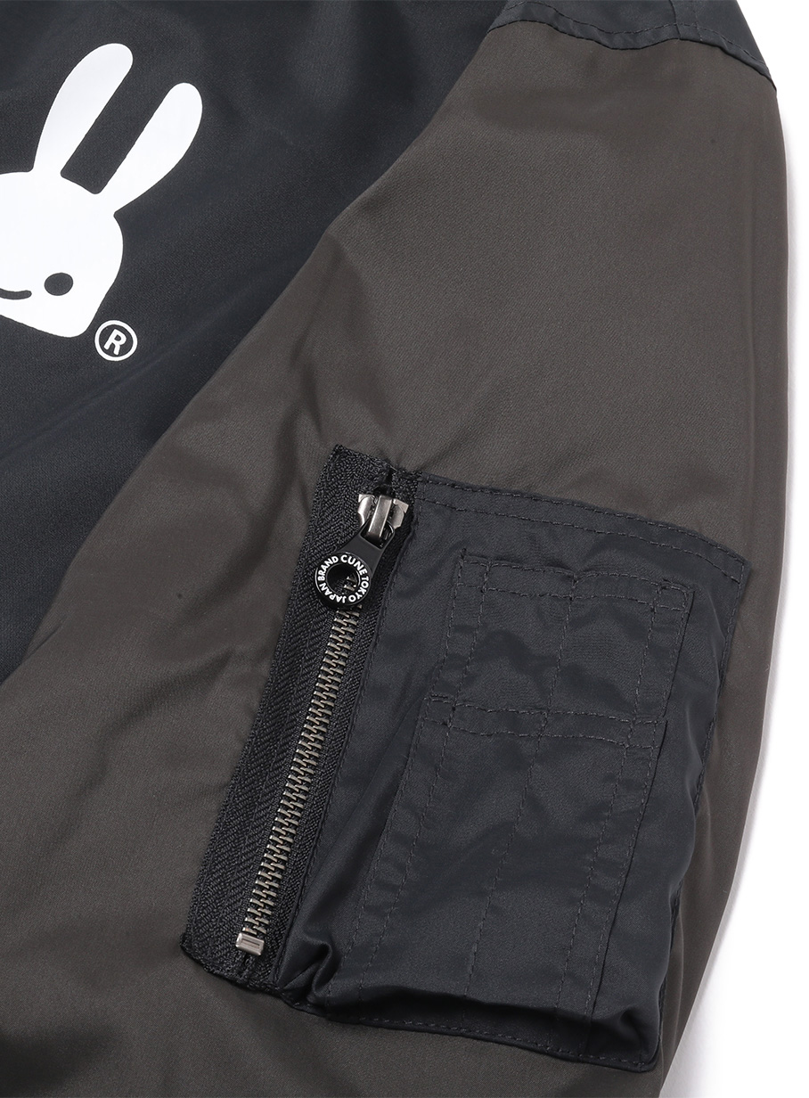 上向きとらちゃんのリバーシブルスカジャン｜ウサギがいる｜CUNE