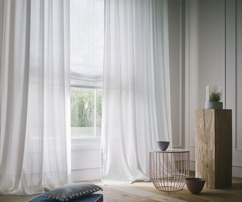 値下げ！ fujie textile ストライプ シアーカーテン 値下げ！ fujie