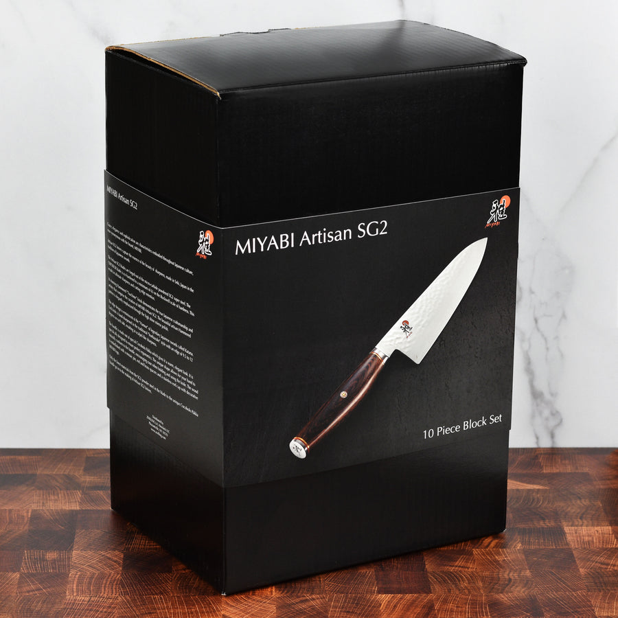 Miyabi Artisan Magnetic Easel Knife Set - 10 Piece – Cutlery and More