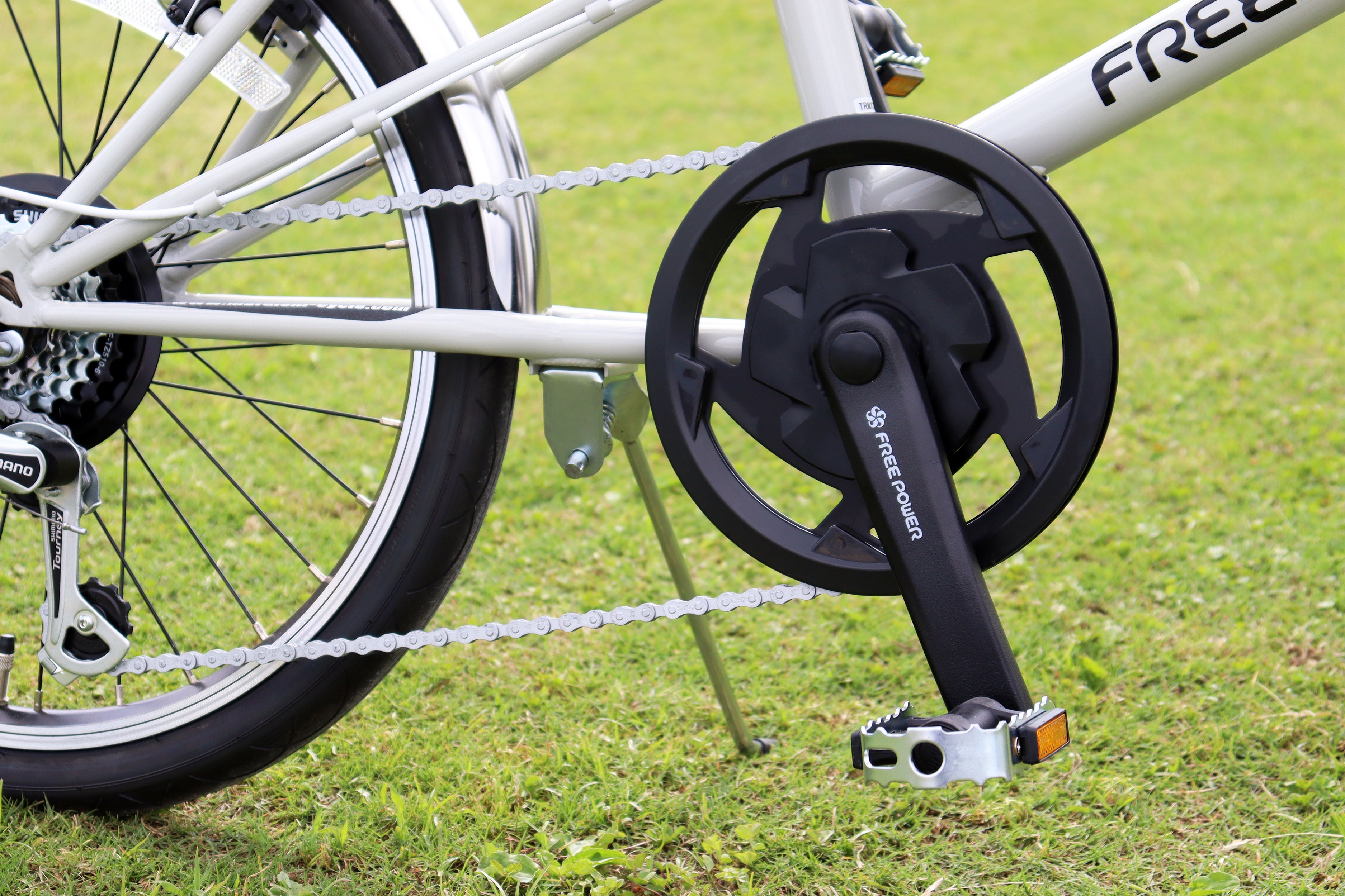 電池の要らないアシストギア」フリーパワーを取付け！低価格で乗り