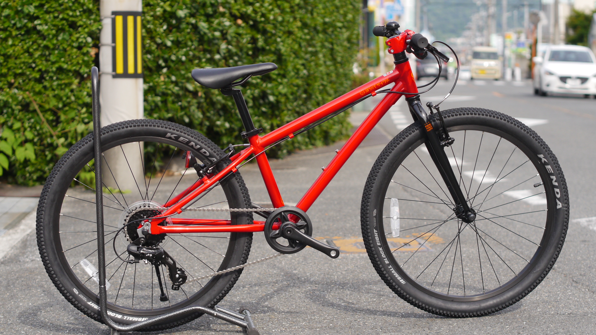 展示品SALE☆ヨツバサイクル/キッズバイク・ 24インチ・レッド