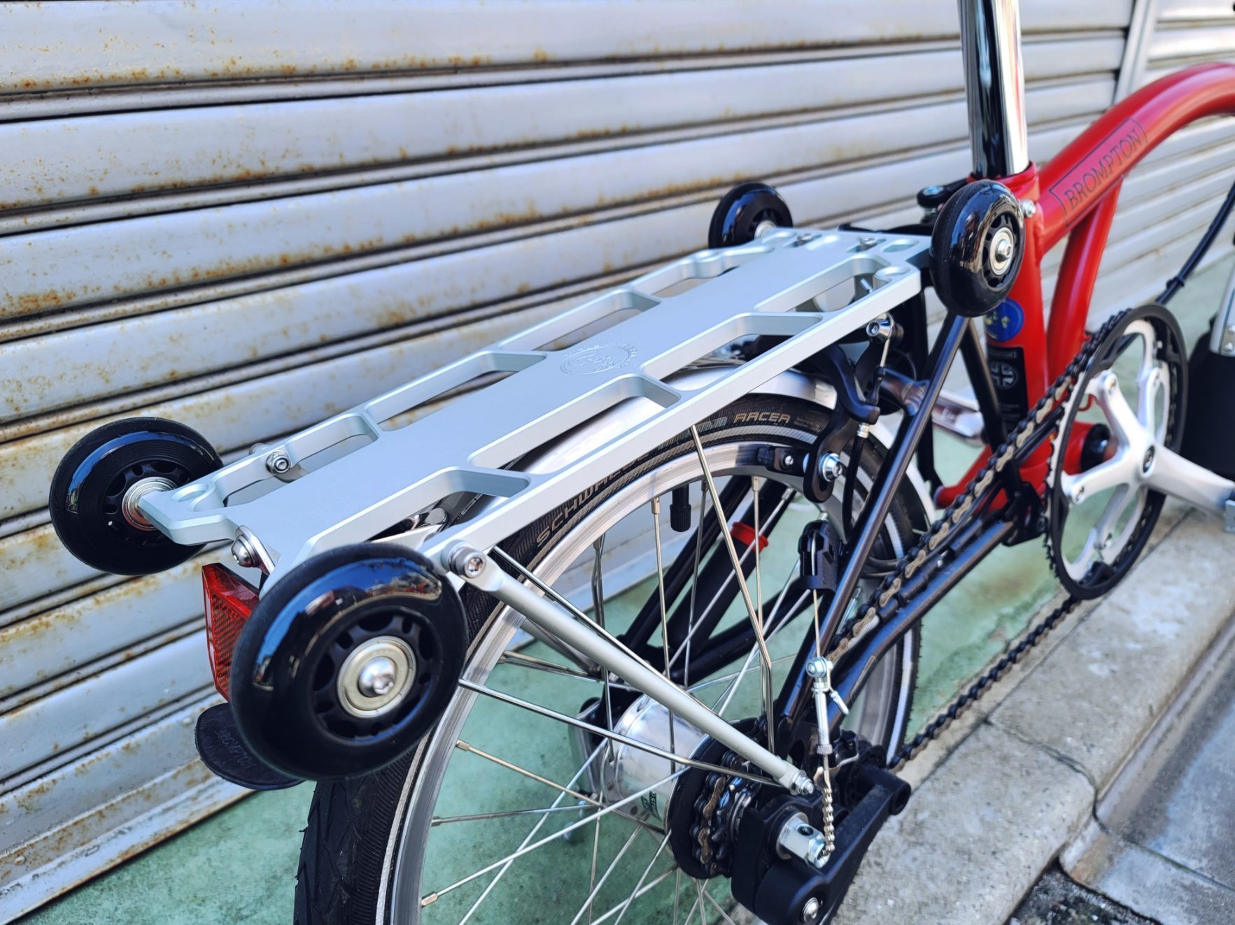 Brompton × リアキャリア】サイクルハウスしぶやオリジナル CNCリア