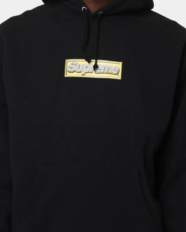 Supreme Bling Box Logo Hoodie Black | Parallel