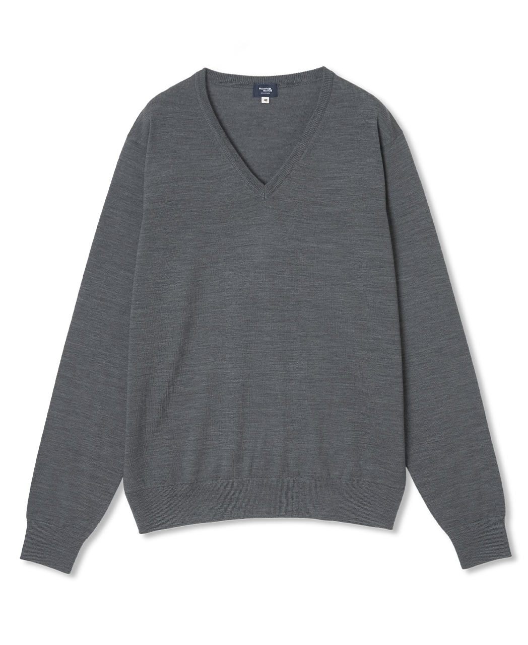 FF30G Vネックセーター(46 グレー系): メンズ｜メーカーズシャツ鎌倉