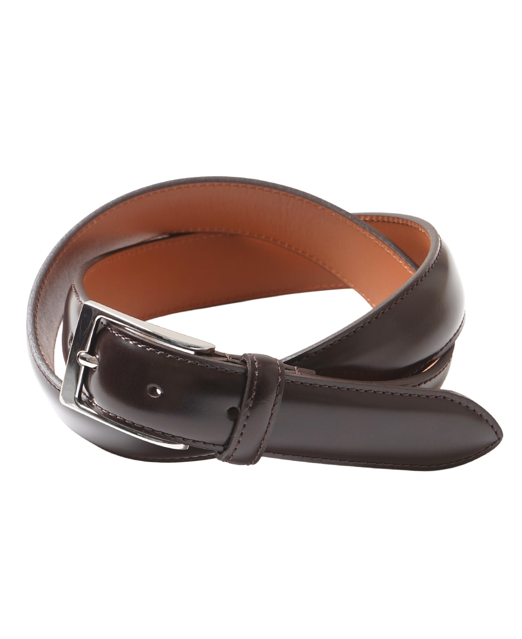 スムースレザーベルト(80 ブラウン): メンズ｜メーカーズシャツ鎌倉