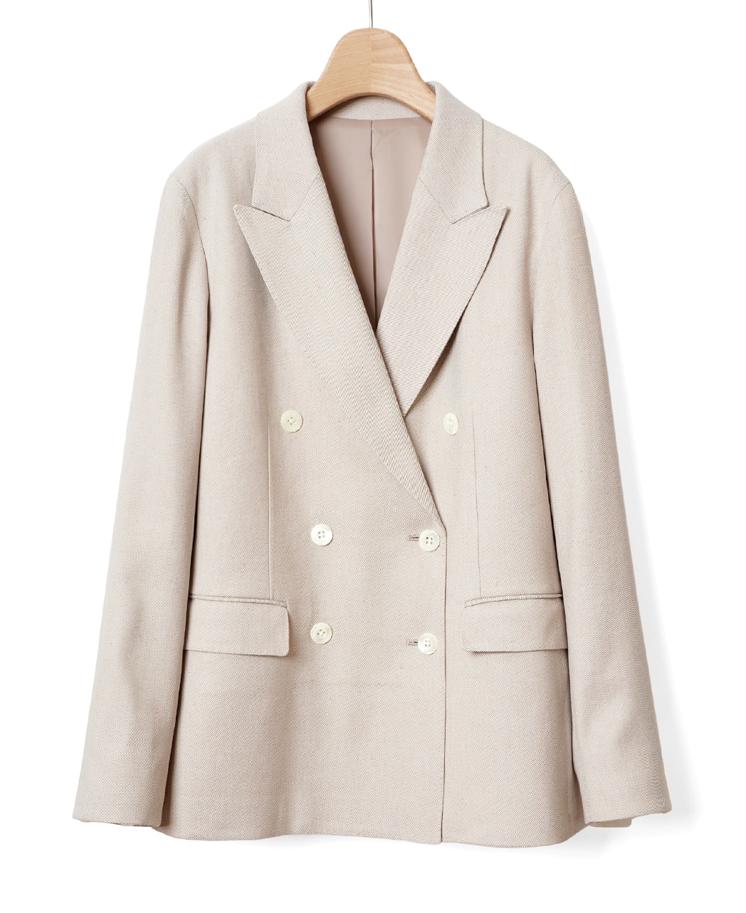 ダブルジャケット(36サイズ ベージュ系): レディース｜メーカーズ